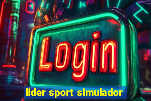 lider sport simulador